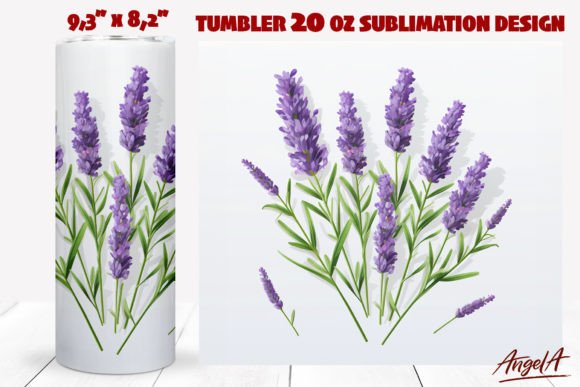 Download 3D Flower Tumbler Wrap / Purple Lavender - 3d flower tumbler Collection
