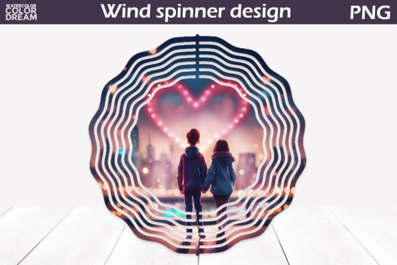 Download Love Wind Spinner Sublimation - Wind spinner Collection