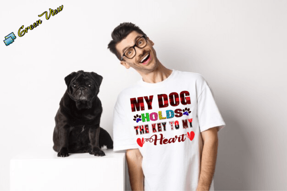 Download My Dog Holds the Key to My Hearts Design - Premium Resources