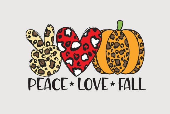 Download Peace Love Fall Sublimation | Fall PNG - Premium Bundle