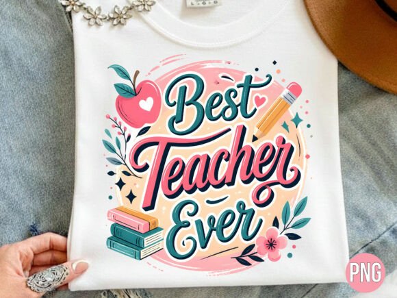 Download Best Teacher Ever Quote PNG Shirt - Premium Resources