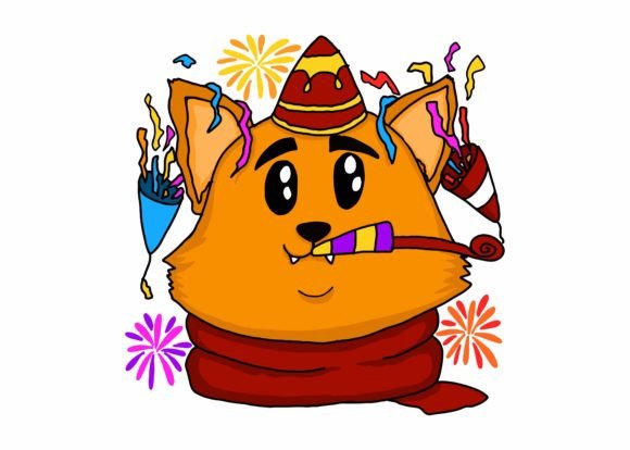 Download Cat Celebrating New Year Sublimation - New year sublimation Collection