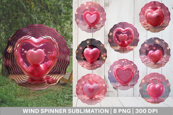 Download Wind Spinner 3D Love Valentine - Wind spinner Collection