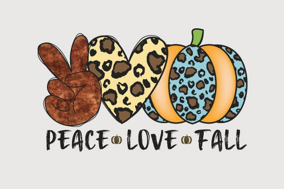 Download Peace Love Fall, Fall Sublimation - Premium Bundle