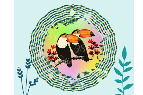 Download Toucan Bird Wind Spinner Bird Love Print - Wind spinner Collection